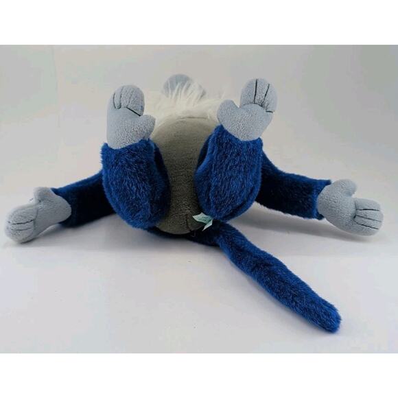 Vintage Kay Bee Toys Blue Baboon Plush Animal Toy Monkey 12" Plushie - Picture 7 of 11